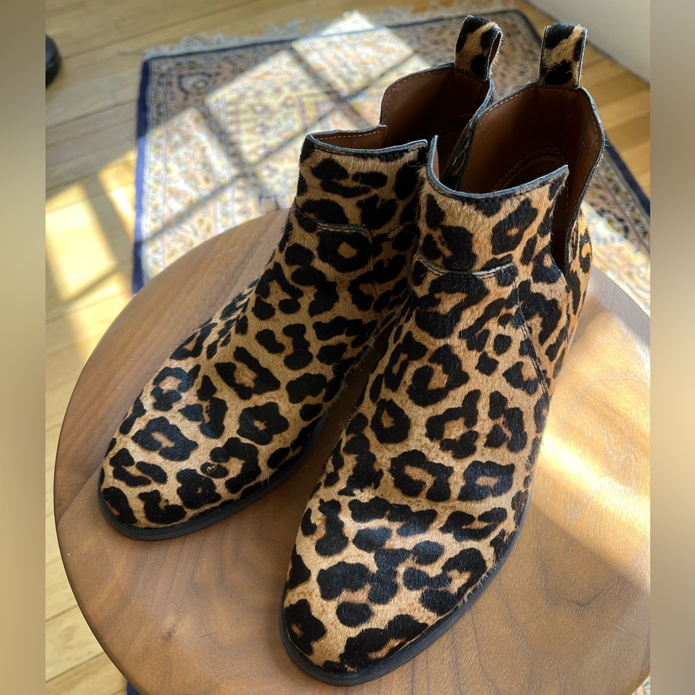 Leopard Print Booties - image 1